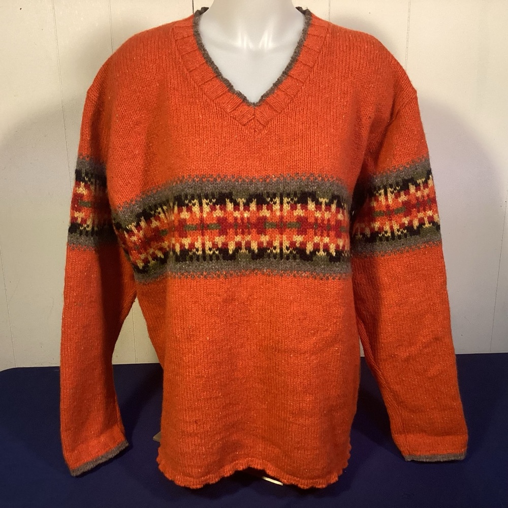 Eddie Bauer vintage Wool Sweater Womens size Medium made in USA